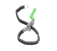 KIMISS Herramienta Universal de Extracción de Llave de Filtro de Aceite para Automóviles y Camiones - Tipo de Cadena, Llave Inglesa para Filtro de Aceite para Diámetro de 2,4 a 7,6 Pulgadas -