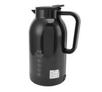 KIMISS Hervidor de Agua de Automóvil Eléctrico de Acero Inoxidable portátil: Taza de Calefacción de 1300 Ml para té y café con Enchufe de Encendedor de Cigarrillos