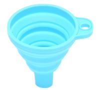 KIMISS Impresora 3D con Filtro de Embudo, Embudo Plegable de Silicona con Diseño de Boca Ancha, Filtro de Acero Inoxidable, Vertido sin (BLUE)