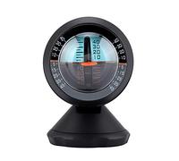 KIMISS Inclinómetros Inclinómetro para Automóvil 4X4 Carcasa de Plástico Negro Inclinómetro para Vehículo de Automóvil Indicador de Pendiente Medidor Nivel Indicador de Inclinación