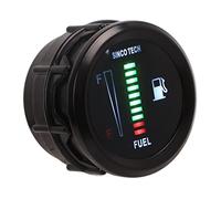 KIMISS Indicador Universal de Nivel de Aceite de 52 Mm para Vehículo + Recordatorio Intermitente LED + Indicador de Nivel de para Automóviles, Camiones y Motocicletas