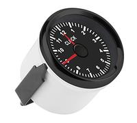 KIMISS Instrumento de Calibre de Reloj Universal de 2 Pulgadas 0-12 Horas con Luz de Fondo Roja para 12 V/24 V, Bote, Yate, Motocicleta-Diseño Impermeable y Antifog