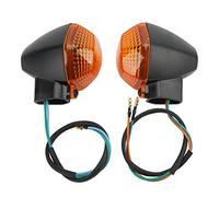 KIMISS Intermitentes de Motocicleta, 2 Piezas para Suzuki DL 1000 650 VStrom Motocicleta Luces de Señal de Giro Delanteras y Traseras Lámpara Indicadora (Marron oscuro)