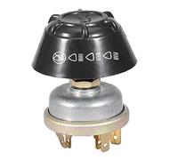 KIMISS Interruptor de bocina/luz 12V impermeable para tractor Massey Ferguson, botón pulsador metálico, resistente al agua, interruptor de botón para bocina y luces