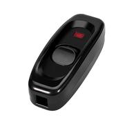 KIMISS Interruptor de Cable en Línea para Lámpara de Mesa y Lámpara de Cama, Interruptor de Encendido/apagado CA 250 V 10 A con Luz Indicadora LED - Reemplazo Duradero del de Negro (BLACK)