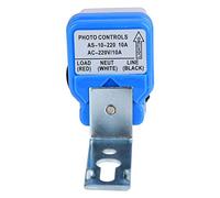 KIMISS Interruptor de Control de Luz con Sensor de Anochecer hasta el Amanecer de 12 V, Interruptor de Luz de Calle Automático de Encendido/apagado para Accesorios de Iluminación, de Fotocélula de