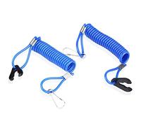 KIMISS Interruptor de Emergencia para Motor, 2 uds, Lanyard de Seguridad para Parada del Motor, Tether Resistente, fácil instalación, Compatible con Motores fueraborda