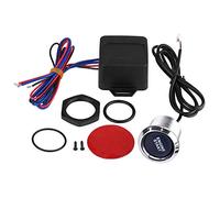 KIMISS Interruptor de Encendido-Botón de Arranque del Motor Duokon, Nuevo Kit de Interruptor de Encendido del botón de Arranque del Motor Universal de 12V(Azul)
