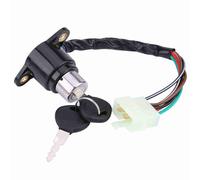 KIMISS Interruptor de encendido para moto Honda CB/CM 400/450, llave liberada, bloqueo con llave, compatible con modelos CB400/CM450