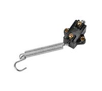 KIMISS Interruptor de luz de freno universal 12V, para coches clásicos, normalmente abierto, activación por tracción, compatible con múltiples modelos