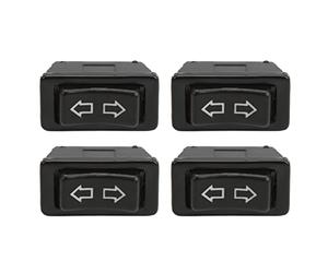 KIMISS Interruptor de Palanca,Interruptor Basculante,On-Off-On,MomentáNeo con Luz Indicadora Verde,Dc12V 24V,4 Piezas,Interruptor de Elevalunas EléCtrico de 5 Pines,Interruptor de Accionamiento de Ele