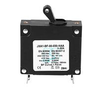 KIMISS Interruptor de seguridad manual ON/OFF para DC/AC, reset automático, 30A, ideal para instalaciones eléctricas, mini interruptor para circuitos