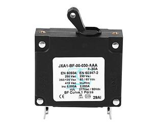KIMISS Interruptor de seguridad manual ON/OFF para DC/AC, reset automático, 30A, ideal para instalaciones eléctricas, mini interruptor para circuitos