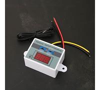 KIMISS Interruptor de Termostato LED Digital XH-W3001 con Sonda Impermeable para Calefacción y Refrigeración - Controlador de Temperatura Programable (24V/240W)