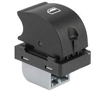KIMISS Interruptor de ventana eléctrico para coche, interruptor de control de ventanilla eléctrica del lado del pasajero para A4 B6 B7 2002-2008,8ED959855 (negro)