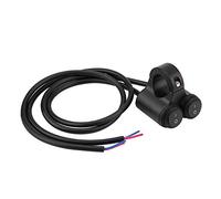 KIMISS Interruptor doble para moto, 22mm universal, control de luces y claxon, compatible con faros antiniebla, diseño compacto y resistente