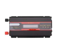 KIMISS Inversor de Corriente de 1000 W para Automóvil y Energía Solar: Voltaje Dual de 12 V/24 V a 220 con Pantalla LCD y Ventilador de Refrigeración Inteligente