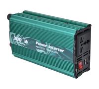 KIMISS Inversor de Onda Sinusoidal Modificada de 300 W: Convertidor de Potencia Inteligente para Refrigeradores, Cocinas de Inducción y Más | 12 V CC a 220 V CA | Suministro de Energía Seguro y