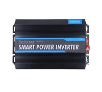 KIMISS Inversor de Onda Sinusoidal Pura de Alto Rendimiento Convertidor de Energía Inteligente para Automóvil con Pantalla LED para de Energía Solar DC12V a AC220V 6000W Automotriz/Herramientas y