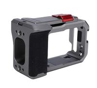 KIMISS Jaula para Cámara, de Aleación de Aluminio con Soporte para Zapata Fría, Kit de Agarre Callejero Modular y a Prueba de Golpes con Correa para la Muñeca y Cable Anticaída