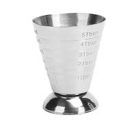 KIMISS Jigger de Cóctel de Alta Precisión, Taza Medidora de Acero Inoxidable con Báscula, Jigger de Barra Multifuncional para Bartending