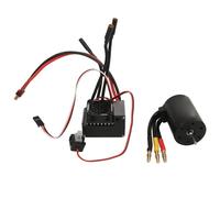KIMISS Juego Combinado de Motor sin Escobillas 3650 y ESC de 60 A para Coche RC 1/10: Alto Rendimiento de par, Múltiples Funciones de Protección y Compatible con Baterías Lipo 2-3S (4300KV)