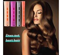 KIMISS Juego de 20 Varillas para Permanente del Cabello, 5 Tamaños de Rulos para el Cabello con Ondas Frías para Rizos sin Esfuerzo, Varillas para Permanente No Calentadas para Herramientas de