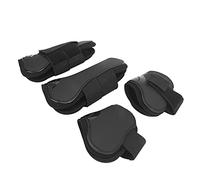 KIMISS Juego de 4 Botas para Tendón de Pata de Caballo, Botas Protectoras Delanteras y Traseras Ajustables para Ejercicio y Actividades de Salto (Un Juego de Cuatro de tamaño Mediano.)