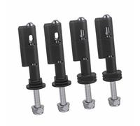 KIMISS Juego de 4 pines de montaje para MaxTrax MKII, para tablas de tracción, acero inoxidable, antirrobo con de bloqueo, kit de anclaje seguro