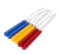 KIMISS Juego de 6 Piezas de Gancho para Botones con Lazo de Alambre, Ayuda para Botones de Camisa y Gancho para Botones de Boda, para Accesorios de Costura y Bordado de Bricolaje