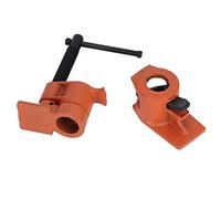 KIMISS Juego de Accesorios de Tornillo de Banco de Abrazadera de Tubo de Alta Resistencia para Carpintería, Kit de Herramientas de Acero Fundido Ajustable de 1/2 Pulgada