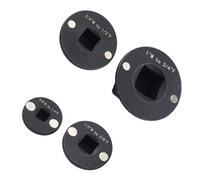 KIMISS Juego de Adaptadores de Vaso de bajo Impacto, Adaptador Reductor de Accionamiento de 4 Piezas para Espacios Reducidos, Convierte 1" a 3/4", 3/" a 1/2", /2" a /8", /8" a /", Acero Cr