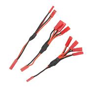 KIMISS Juego de Arnés Adaptador Paralelo JST Y para + Cable Divisor en Y de Enchufe JST para Coches RC + Juego de Conectores