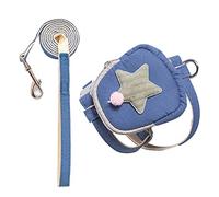 KIMISS Juego de Arnés y Correa para Gatos: Chaleco Ajustable a Prueba de Escapes para Aventuras, Arnés para Gatos Suave y Cómodo con Correa (M (Recomendado 2,5-5 kg/5,5-11 LB))