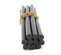 KIMISS Juego de Barras de Pegamento Caliente de Colores, 10 Uds., 7x150mm, para Pistolas de Pegamento de 20W, Ideal para Manualidades y Reparaciones (BLACK)