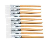 KIMISS Juego de Cepillos de Máscara facial: Aplicador de Lodo para el Cabello Suave con de Madera para el Cuidado de la Piel de Bricolaje - Cepillo de Máscara de 10 Paquetes para Mezclar Faciales y