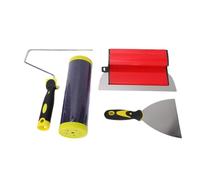 KIMISS Juego de Cuchillas para Desnatar, Cuchilla de 10 Pulgadas y Rodillo de 9 Pulgadas para Paneles de Yeso y Techo, Juego de Herramientas de Acero Inoxidable de Primera Calidad