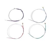 KIMISS Juego de Cuerdas de Viola de Metal de Repuesto para Violas 4/4, Accesorios Musicales Coloridos con Tonos Cálidos y Claros, Uds.