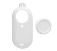 KIMISS Juego de Fundas de Silicona Ive e Edition con Cordón Desmontable para Cámara de Pulgar GO 3S (White)