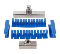 KIMISS Juego de herramientas de reparación de abolladuras de coche, herramienta de reparación de abolladuras de vehículos, kit de extractor de abolladuras azules