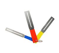 KIMISS Juego de Herramientas para Proteger el Diapasón de Guitarra, 3 Protectores de Diapasón de Metal Duraderos para Luthiers y Músicos, Ideal para Pulido y Mantenimiento