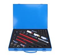 KIMISS Juego de Llaves de Torsión con Accionamiento de 3/8 1/2 1/4 de Pulgada, para Mantenimiento de Motocicletas y Automóviles, Kit de Destornilladores con Llave de Trinquete,