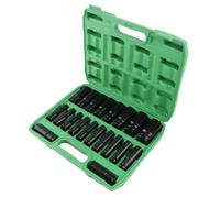 KIMISS Juego de Llaves Eléctricas de Primera calidad: Kit de Llaves Hexagonales Negras Electroforéticas de 20 Piezas para Mantenimiento y Reparaciones Eficientes