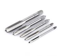 KIMISS Juego de Llaves Macho Métricas para M3 M4 M5 M6 M8 - Llave Macho Ajustable con Machos de Precisión para Operaciones de Roscado Manual