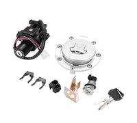 KIMISS Juego de llaves para interruptor de encendido y tapa de combustible, compatible con CBR600 F4 F4I 2001-2006, cerradura de asiento