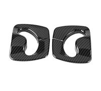 KIMISS Juego de Molduras de Cubierta de Cinturón de Seguridad de Carbono, 2 uds., para Serie 5 F10 2011-2016, Elegante Decoración ABS para Actualización Interior