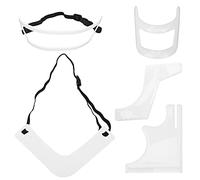 KIMISS Juego de Plantillas para Barba de 5 Piezas - Kit de Herramientas de Cuidado de la Línea del Cabello para Recortar y Peinar con Precisión - Incluye Plantillas para Barba, Perilla, Escote y Nuca