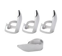 KIMISS Juego de Púas para Dedo: 3 Púas para Dedo índice y 1 Púa para Pulgar, Accesorios de Guitarra de Metal con Caja de Almacenamiento para una Experiencia de Interpretación Mejorada