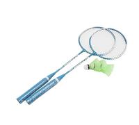 KIMISS Juego de Raquetas de Bádminton para 2 Jugadores: Súper Ligeras, Menos Resistencia Al Aire, Varilla Mediana Resistente, Joyería, Incluye 2 Raquetas y 3 Pelotas