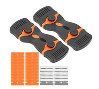 KIMISS Juego de Raspador de Doble Filo y Cuchilla de Afeitar para Uso Multiuso, Ideal para Eliminar Ventanas, Pintura y Pegamento